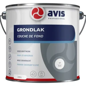 Direct Beschikbaar Avis Grondlak - Wit