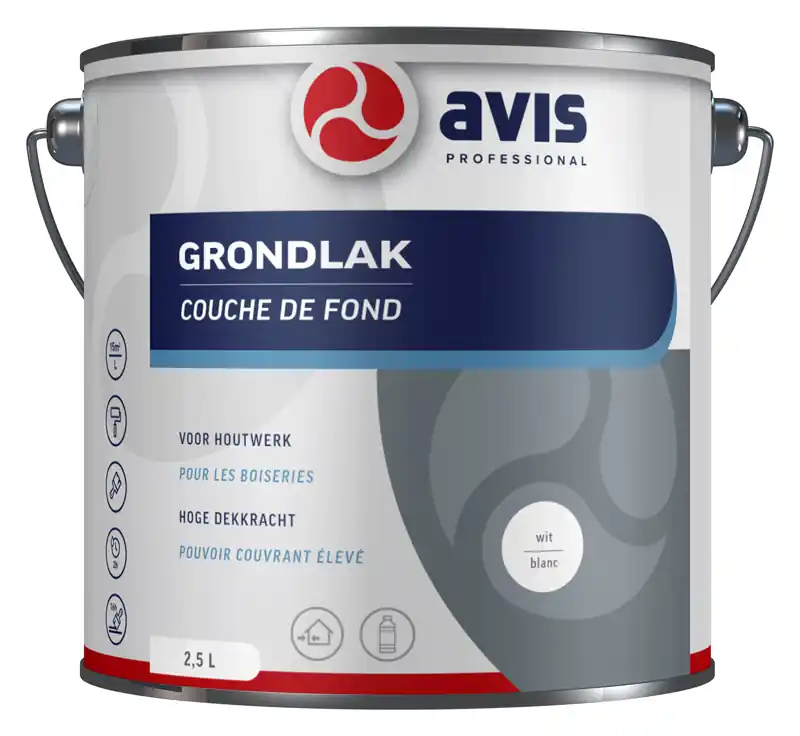 Direct Beschikbaar Avis Grondlak - Wit