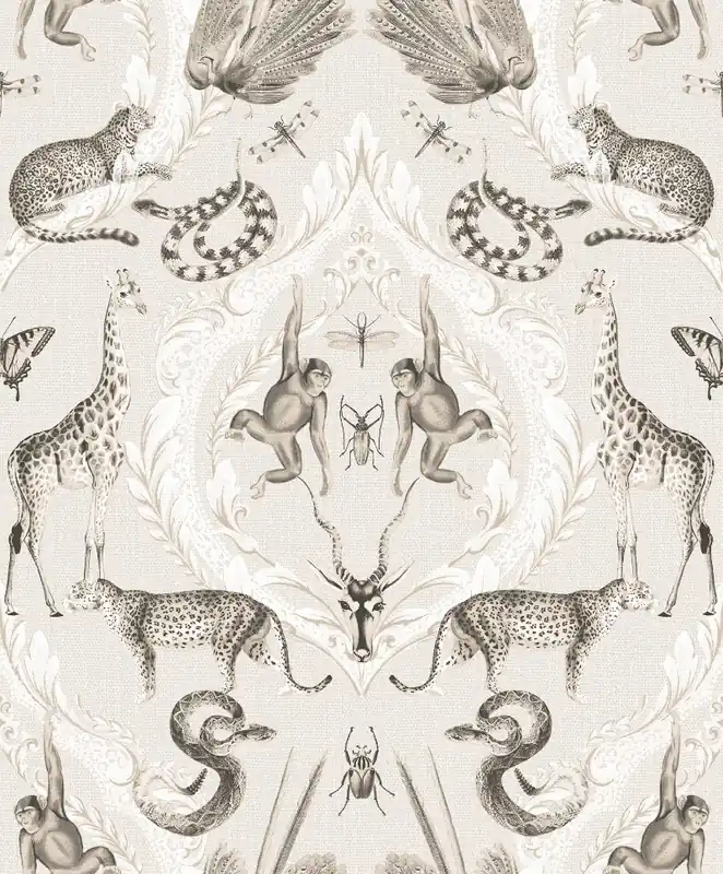 Beperkte Voorraad Galerie Bazaar Behang met dierenprint - G78309