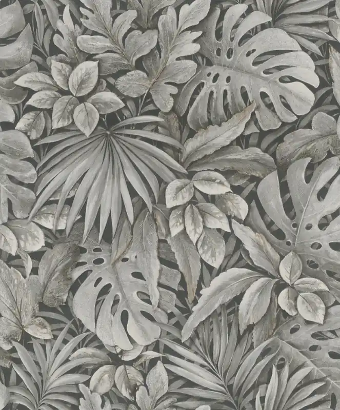 Noordwand Botanica Behang met grote bladeren 33305 Goedkoop