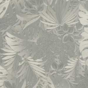 Koop Online Noordwand Botanica Behang met grote bladeren in metallic goud-chrome 33302