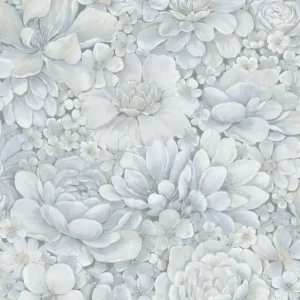 Noordwand Botanica Behang met ton-sur-ton grote bloemenprint 33953 Tijdelijk Beschikbaar