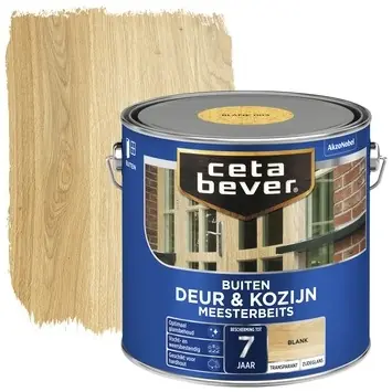 Tijdelijk Beschikbaar Cetabever Meesterbeits Deur en Kozijn Transparant Zijdeglans - Blank