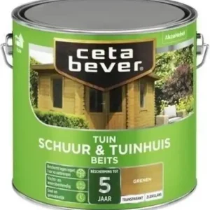 Cetabever Schuur en Tuinhuis Beits Transparant Zijdeglans - Grenen Fabrieksprijs