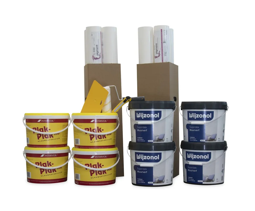 Superprijs Complete Renovlies Set Wijzonol Superdek - RAL 9010