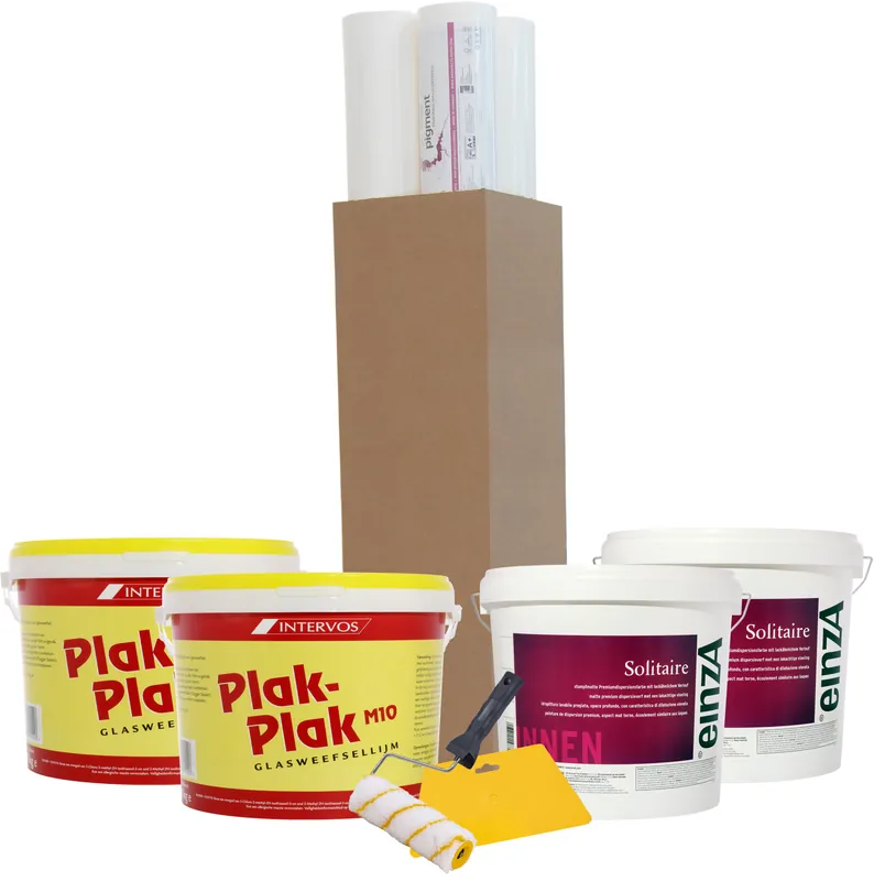 Complete Renovlies Set Einza Solitaire - RAL 9010 Populair