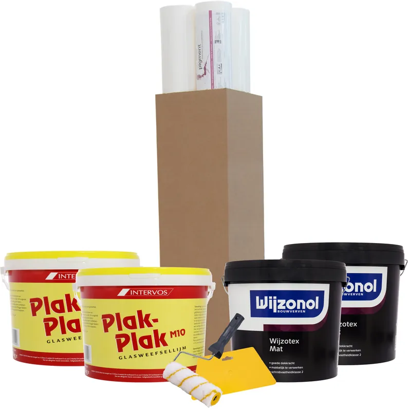 Complete Renovlies Set Wijzonol Wijzotex Mat - Wit Populair
