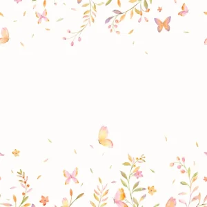 Rechtstreeks Van De Fabrikant Decoprint Cute Walls- Butterfly Gardn 212x280cm - CW6126-1
