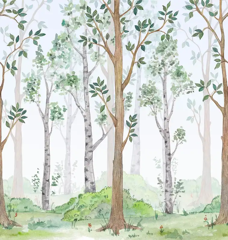 Decoprint Cute Walls- Nature 265x280cm - CW6040-1 Fabrieksprijs