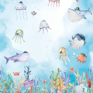 Shop Nu Decoprint Cute Walls- Sealife 212x280cm - CW6058-1