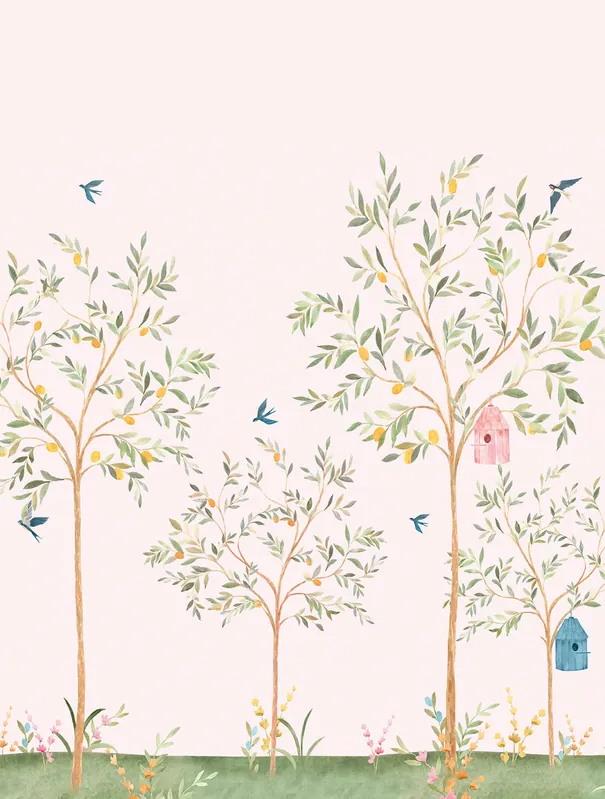 Decoprint Cute Walls- Sky Garden 212x280cm - CW6121-1 Exclusieve Aanbieding