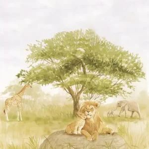 Decoprint Cute Walls- Wild Life 212x280cm - CW6114-2 Superprijs
