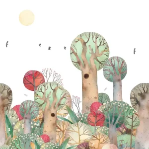 Rechtstreeks Van De Fabrikant Decoprint Cute Walls- Wonder Forest 265x280cm - CW6049-1