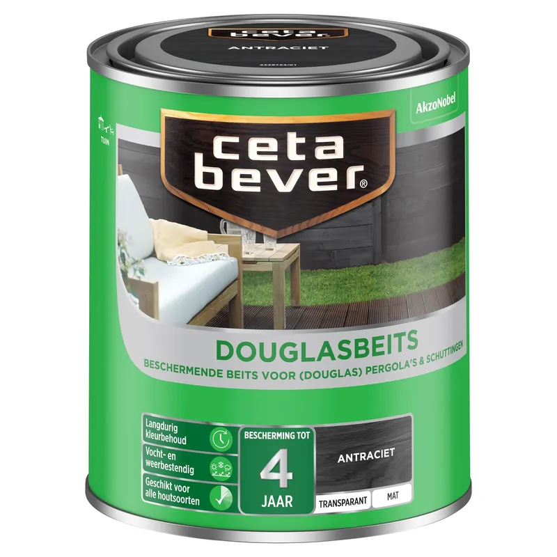 Cetabever Douglas Beits - Antraciet Rechtstreeks Van De Fabrikant