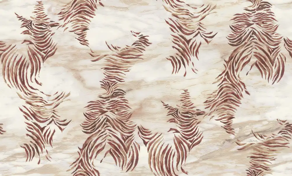 Speciale Aanbieding Dutch FC Roberto Cavalli 9- zebra bruin - 21011