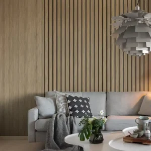 Dutch FC Elements- Ribbvägg Walnut - 11923 Alleen Vandaag