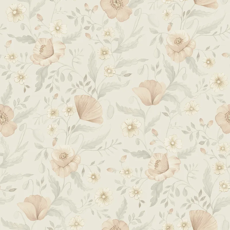 Exclusieve Aanbieding Midbec FC Rosenlycka- Garden Flowers Neutral - 43116