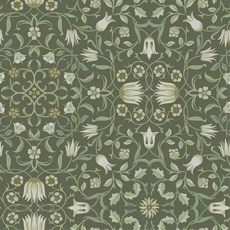 Koop Vandaag Dutch Wallcoverings Hidden Treasures - Holland Park Groen