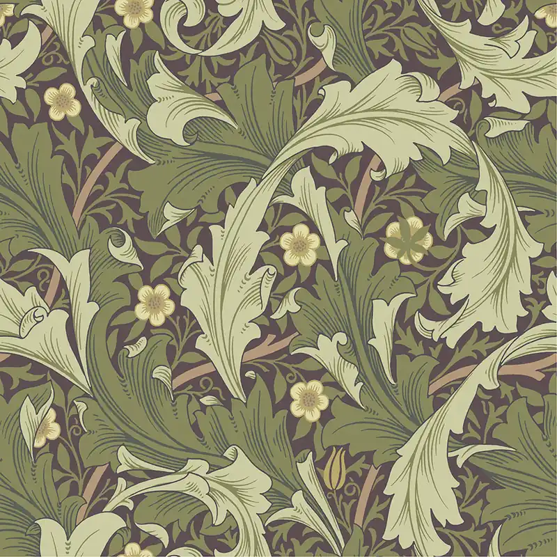 Dutch Wallcoverings Hidden Treasures - Granville Groen Korting