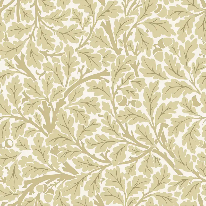 Dutch Wallcoverings Hidden Treasures - Oak Tree Geel Hete Deal