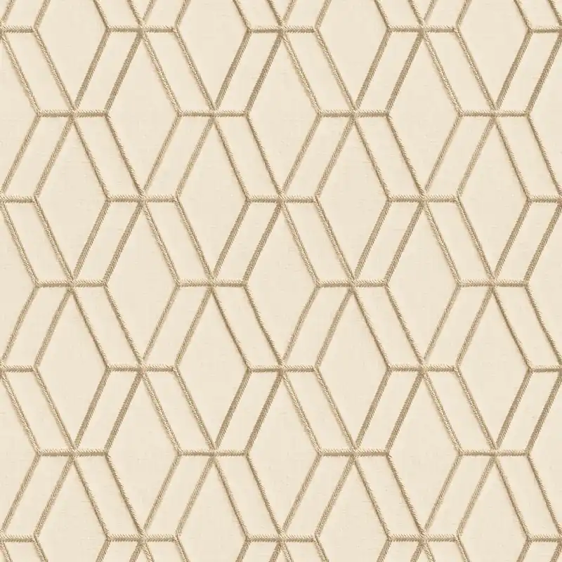 Seizoensaanbieding Dutch Wallcoverings Wallstitch/Bs1 Hexagonal - Beige
