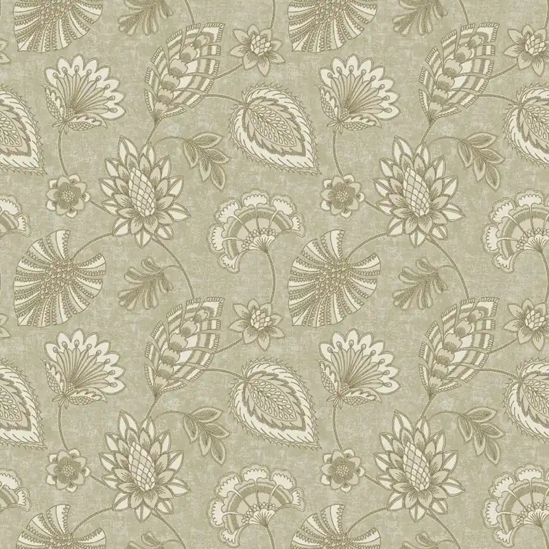 Beperkt Aanbod Galerie Elegance Behang klassieke bloemen en bladeren - DWP0351-03