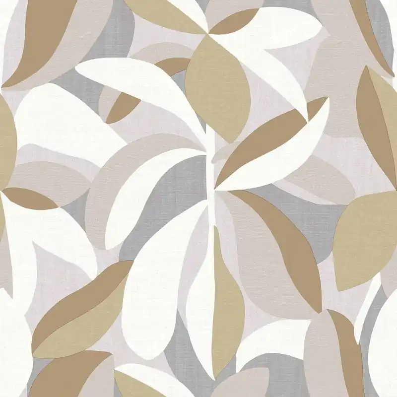 Hete Deal Cristiana Masi Energie Behang met abstracte bladerenprint - 30103