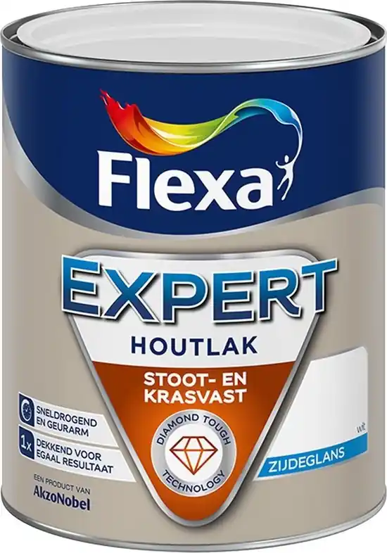 Flexa Expert Houtlak - Zijdeglans Koopje