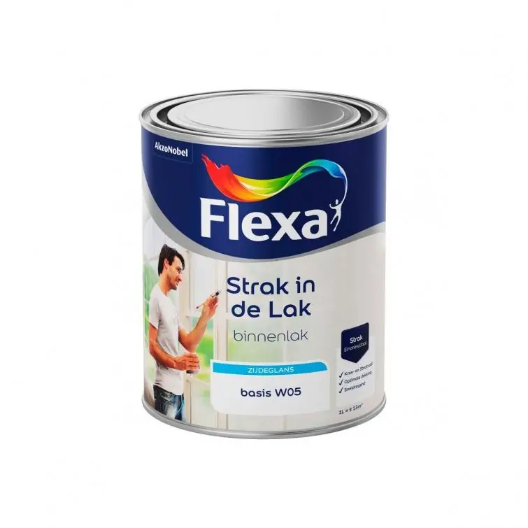 Hoge Kwaliteit Flexa Strak in de Lak Zijdeglans