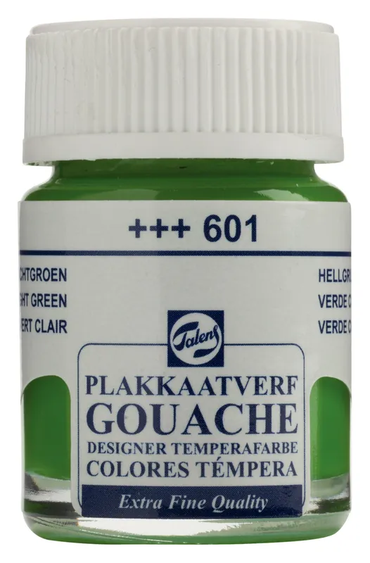 Speciale Aanbieding Talens Gouache Extra Fine Quality Fles 16 ml - Lichtgroen 601
