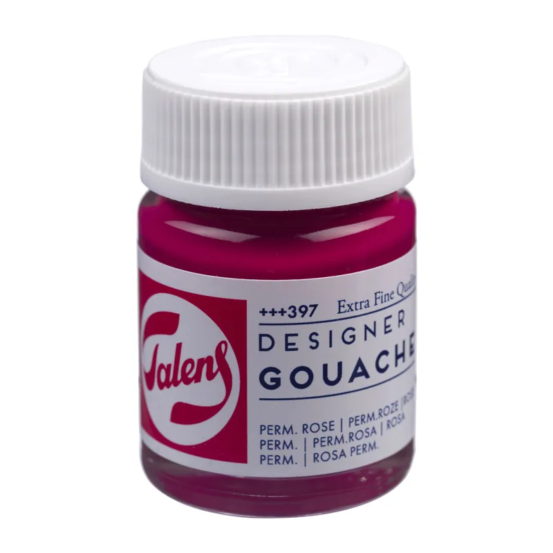 Talens Gouache Extra Fine Quality Fles 16 ml - Permanentroze (Magenta) 397 Betrouwbaar