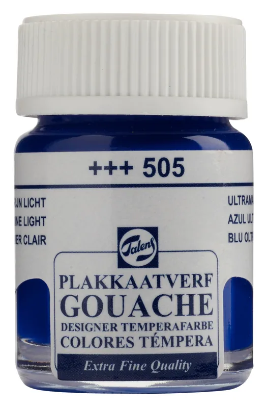 Koop Vandaag Talens Gouache Extra Fine Quality Fles 16 ml - Ultramarijn Licht 505