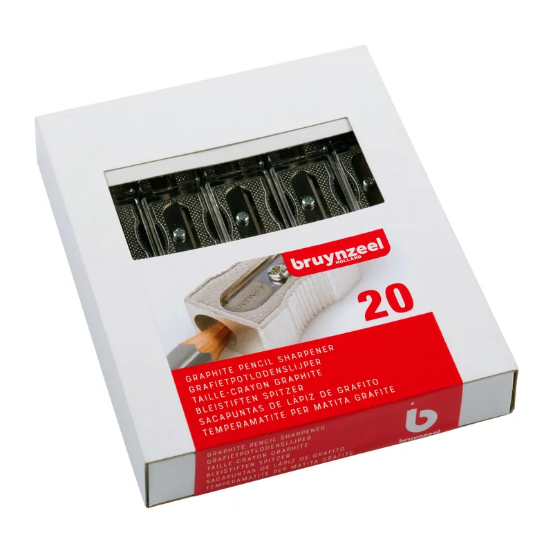 Exclusieve Aanbieding Bruynzeel Grafietpotlodenslijper - 20 stuks