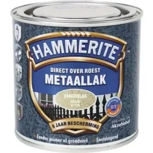 Hammerite Metaallak Direct over Roest Hamerslag - H170 Goud Fabrieksprijs