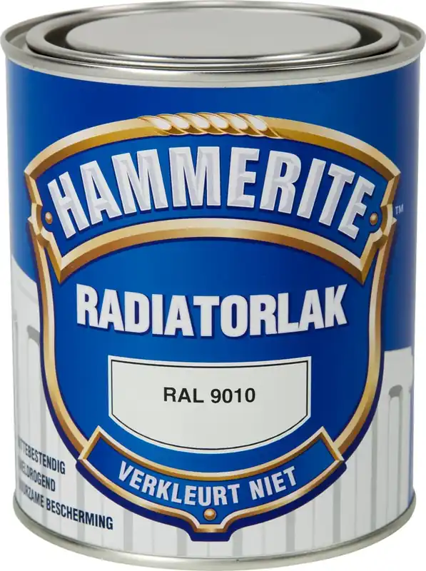 Hammerite Radiatorlak - RAL 9010 Laatste Kans