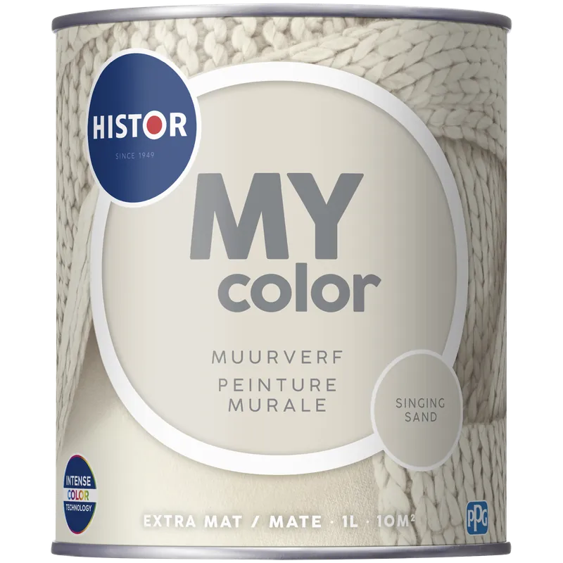 Histor MY color Muurverf Extra Mat - Singing Sand Hoge Kwaliteit