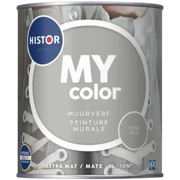 Fabrieksprijs Histor MY color Muurverf Extra Mat - Steel Mill