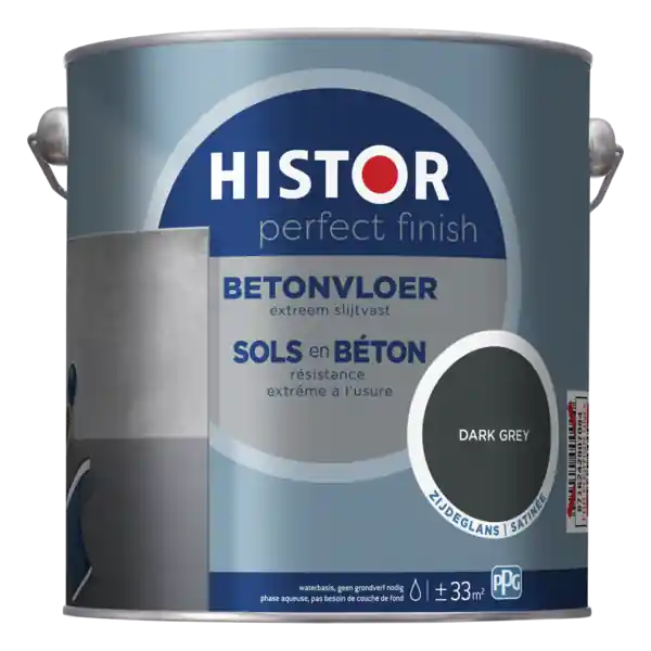Histor Perfect Finish Betonvloer Zijdeglans - Dark Grey Actieprijs