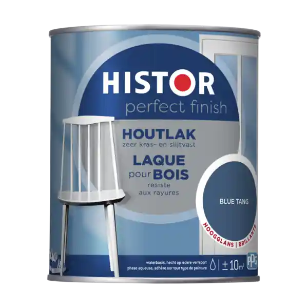 Actieprijs Histor Perfect Finish Houtlak Hoogglans - Blue Tang