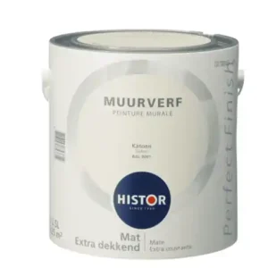 Goedkoop Histor Perfect Finish Muurverf Mat - Ral 9001 - 2,5 liter