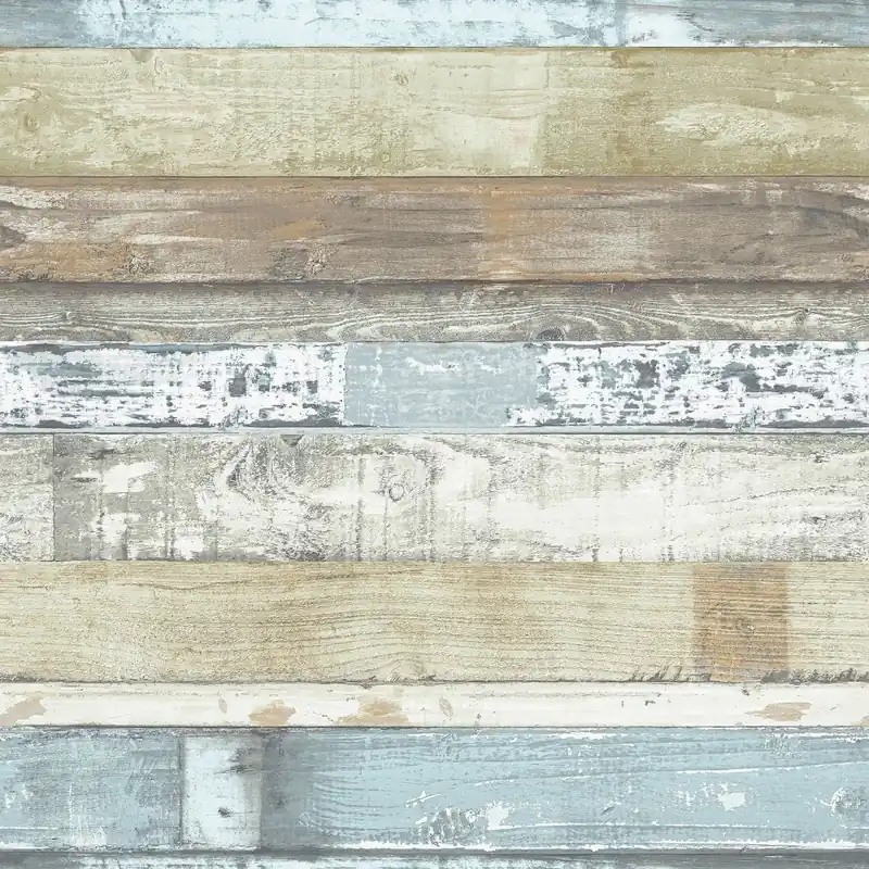 Meest Verkocht Galerie Homestyle Behang met horizontale houten planken - FH37555