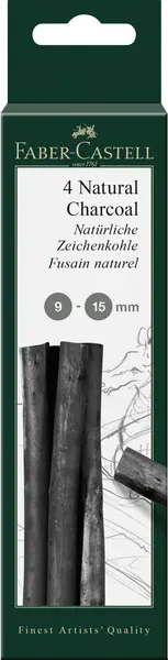 Tijdelijk Beschikbaar Faber Castell Houtskool Pitt Monochrome - 9-15 mm op blister