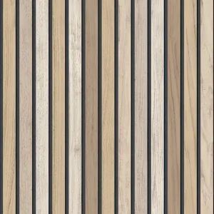 Dutch Illusion - B312-08 - Houten Plankjes Beige Premium