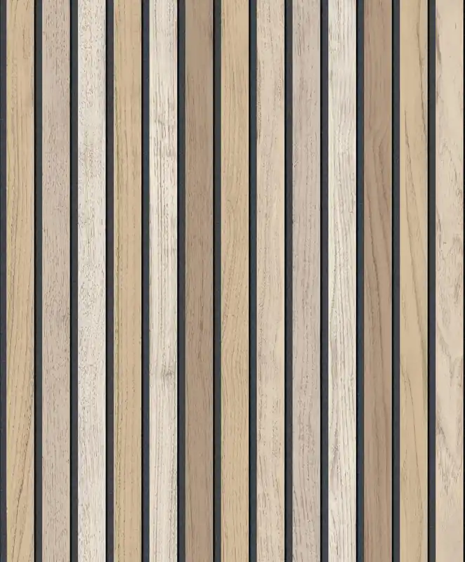 Dutch Illusion - B312-08 - Houten Plankjes Beige Premium