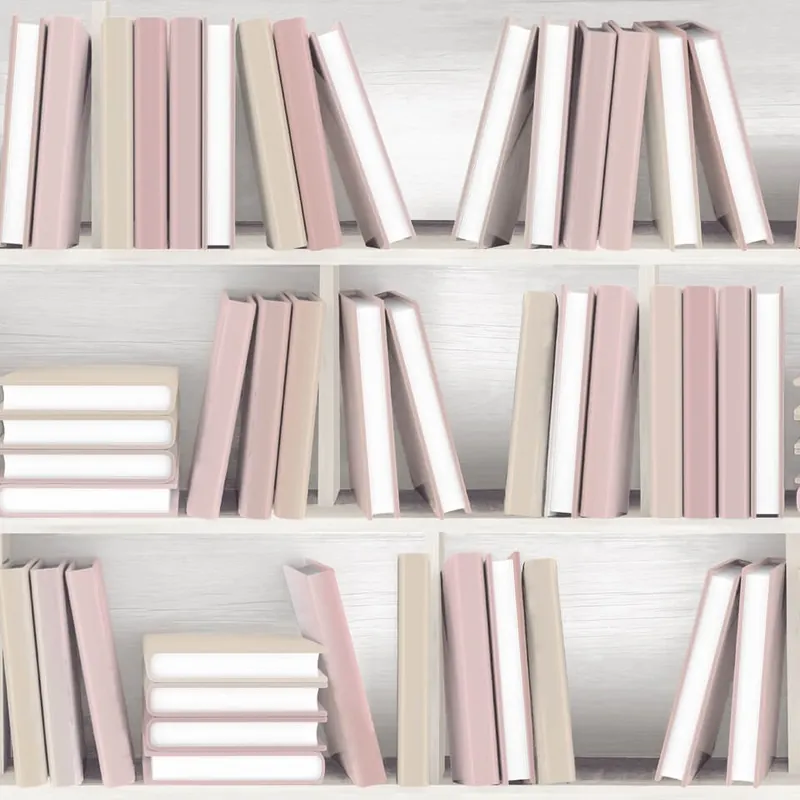 Dutch Illusion - L154-03 - Boekenplank Beige/Roze Laatste Versie