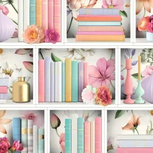 Beperkt Aanbod Dutch Illusion - M890-10 - Boekenplank Wit/Multi
