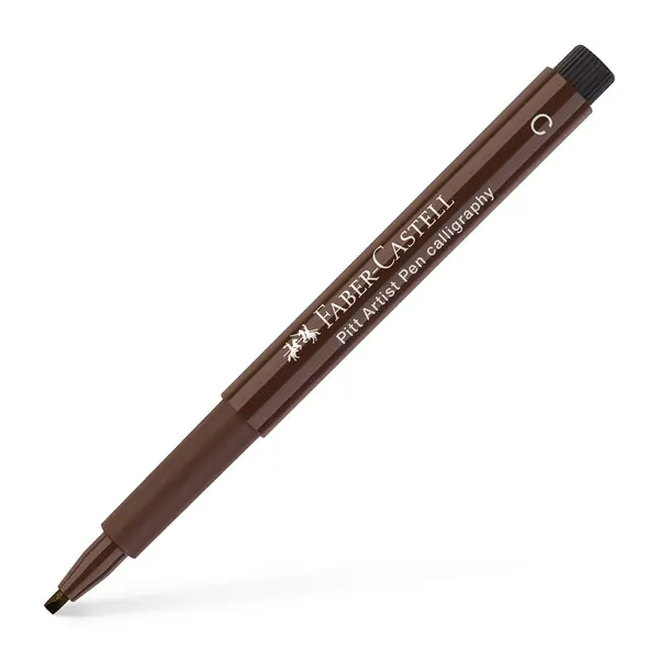 Premium Faber Castell Kalligrafiepen Pitt - C 175 donker sepia