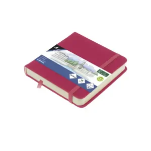 Kangaro Schetsboek - Ruby - Hardcover - 80 vellen - 140g - Roomwit Papier met Elastiek en Lint Nu Kopen