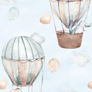 Noordwand Kids Walls Behang met luchtballonnen - 45863 Superprijs