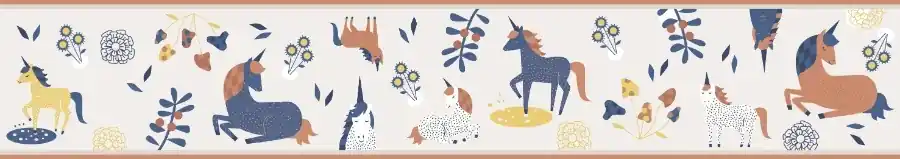 Noordwand Kids Walls Behangrand met unicorns - 45822 Hete Deal